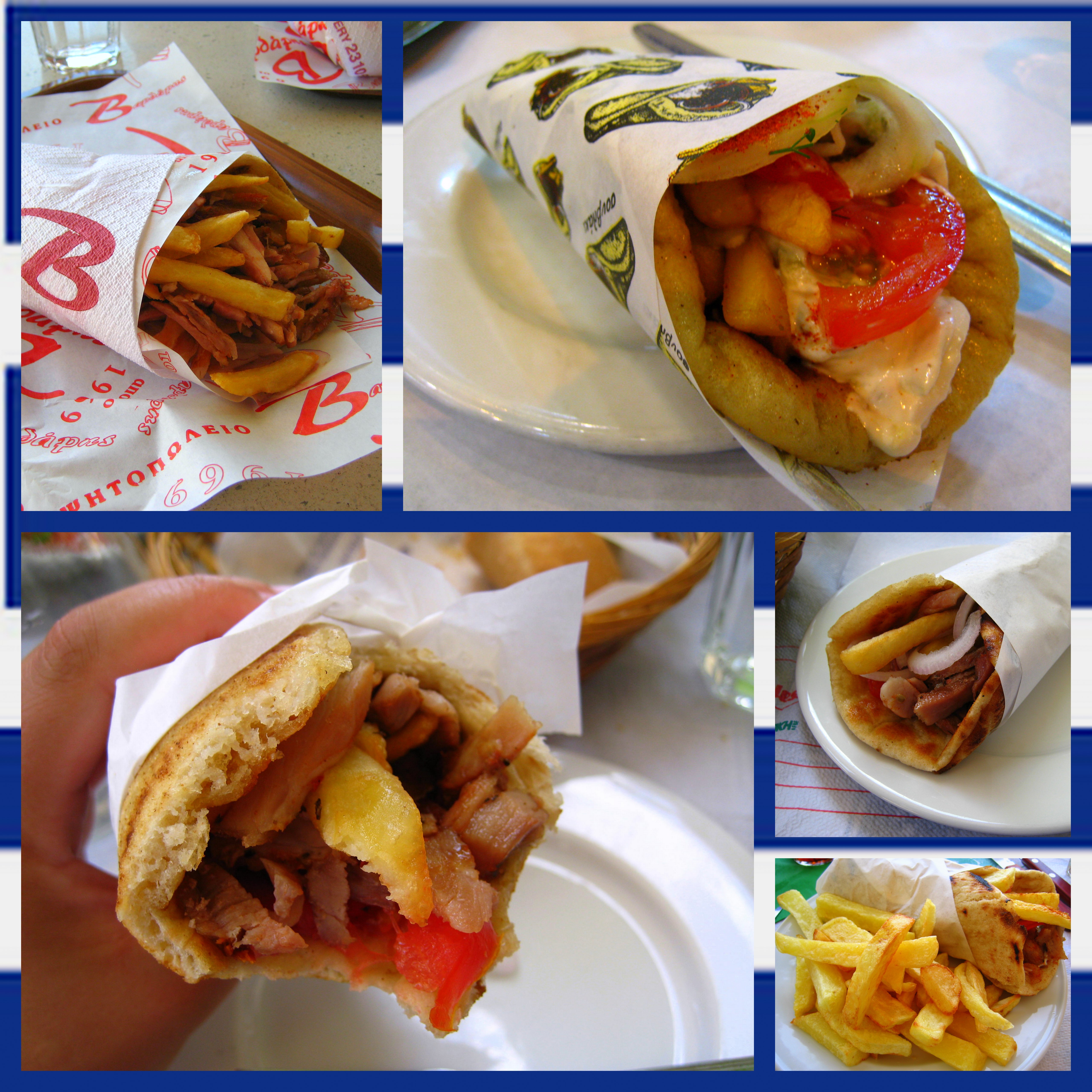 gyros in Greece