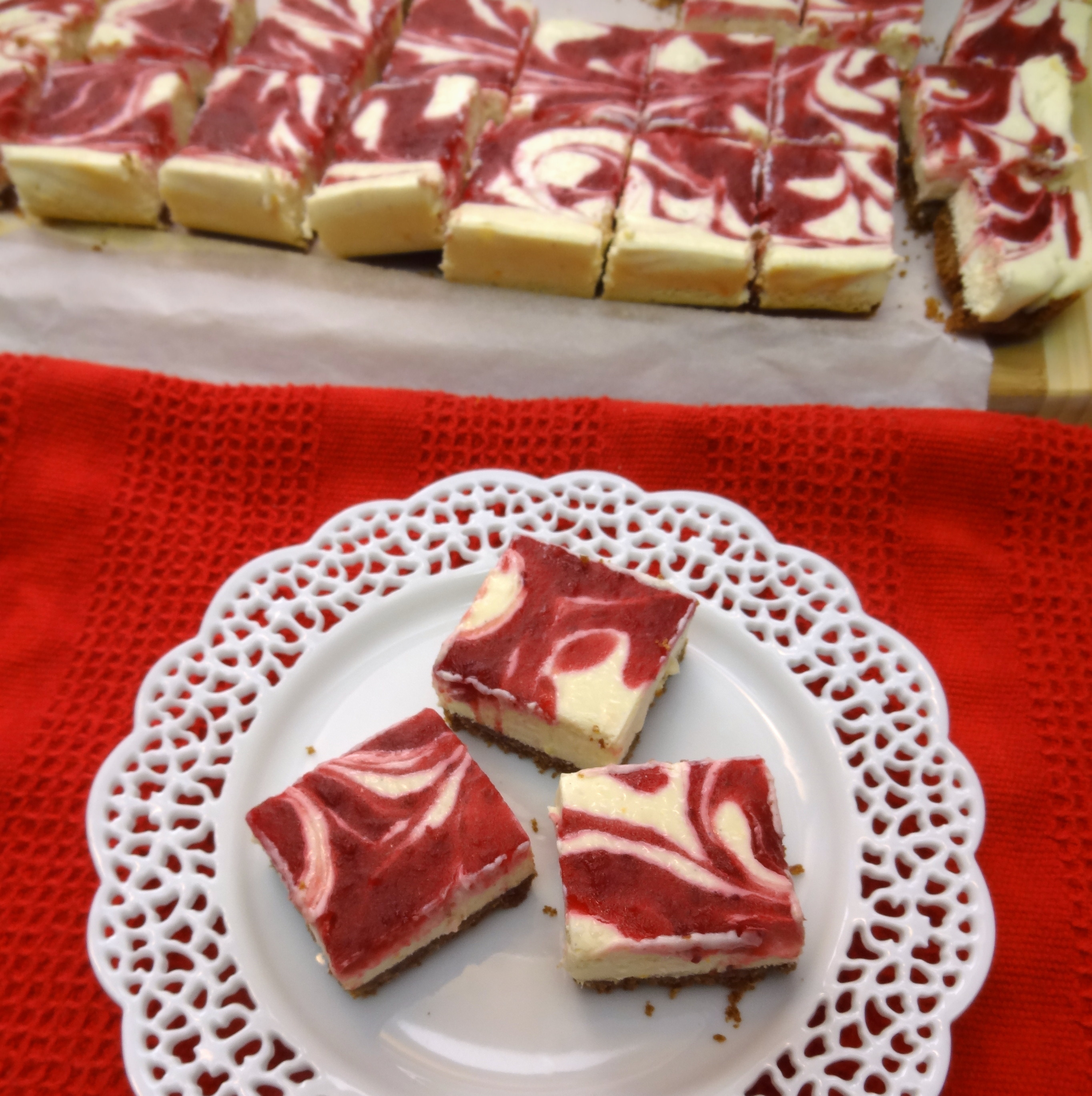 cranberry orange white chocolate cheesecake bars