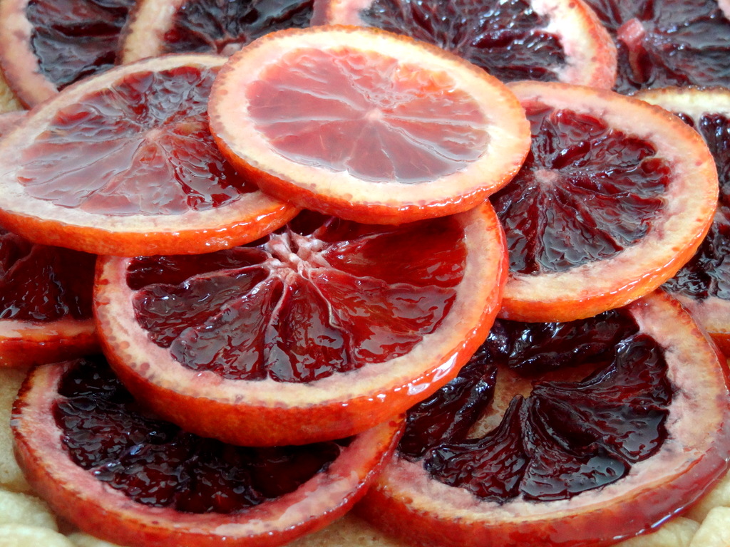 candied blood oranges