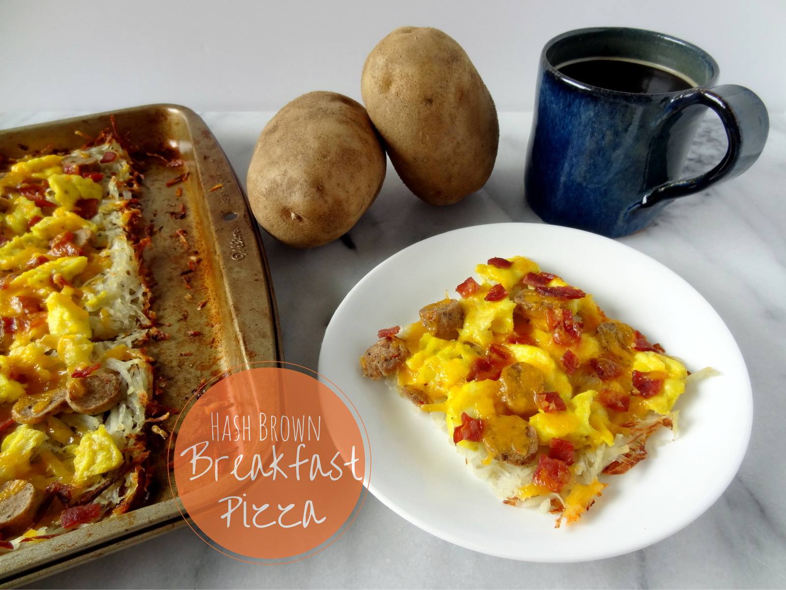 hash brown breakfast pizza