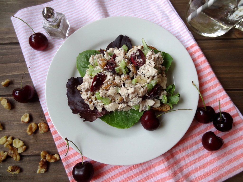 cherry poppy seed chicken salad