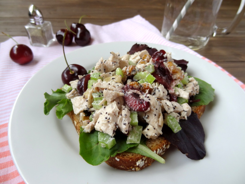 cherry poppy seed chicken salad