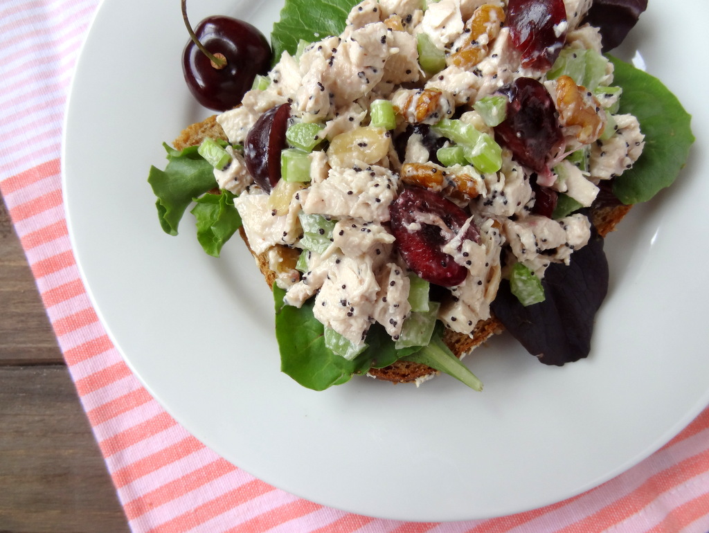 cherry poppy seed chicken salad