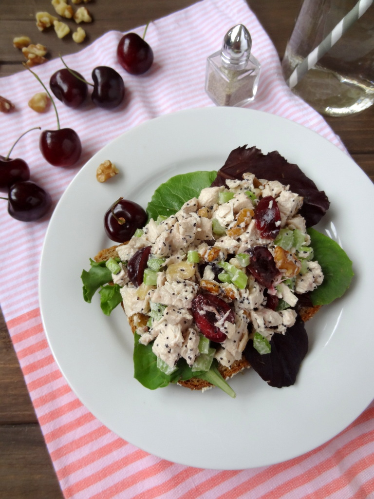 cherry poppy seed chicken salad