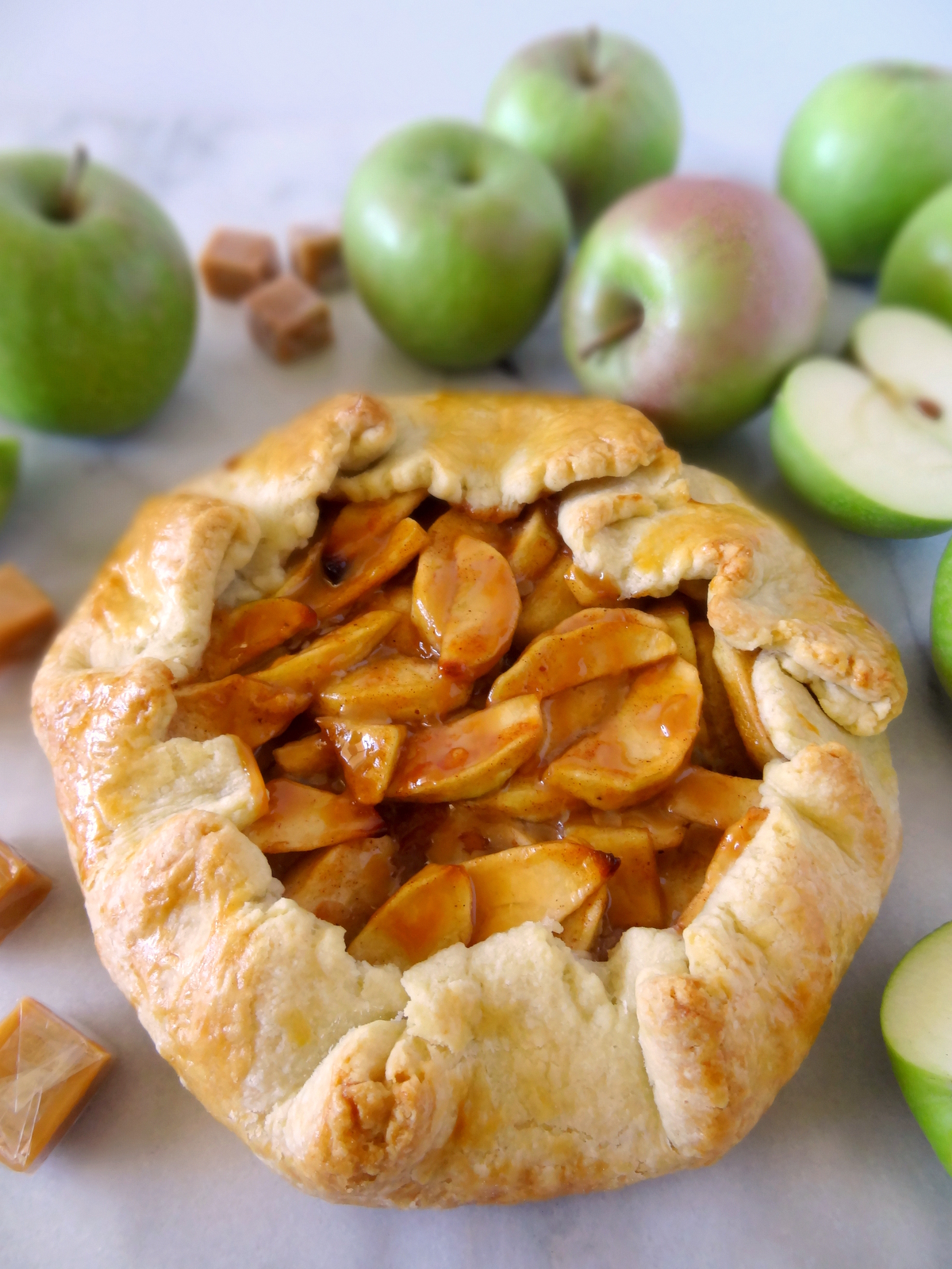 caramel apple galette