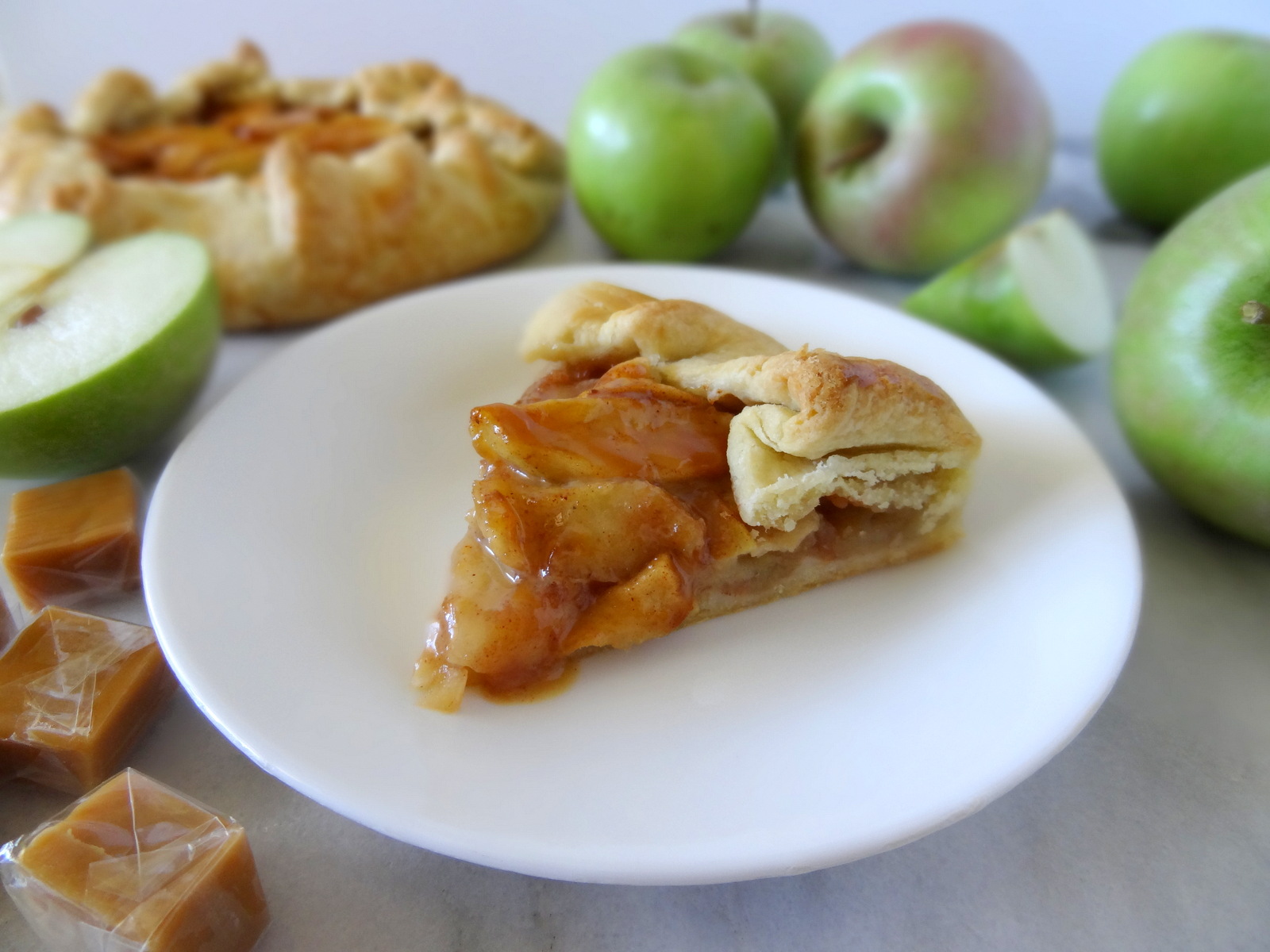 caramel apple galette