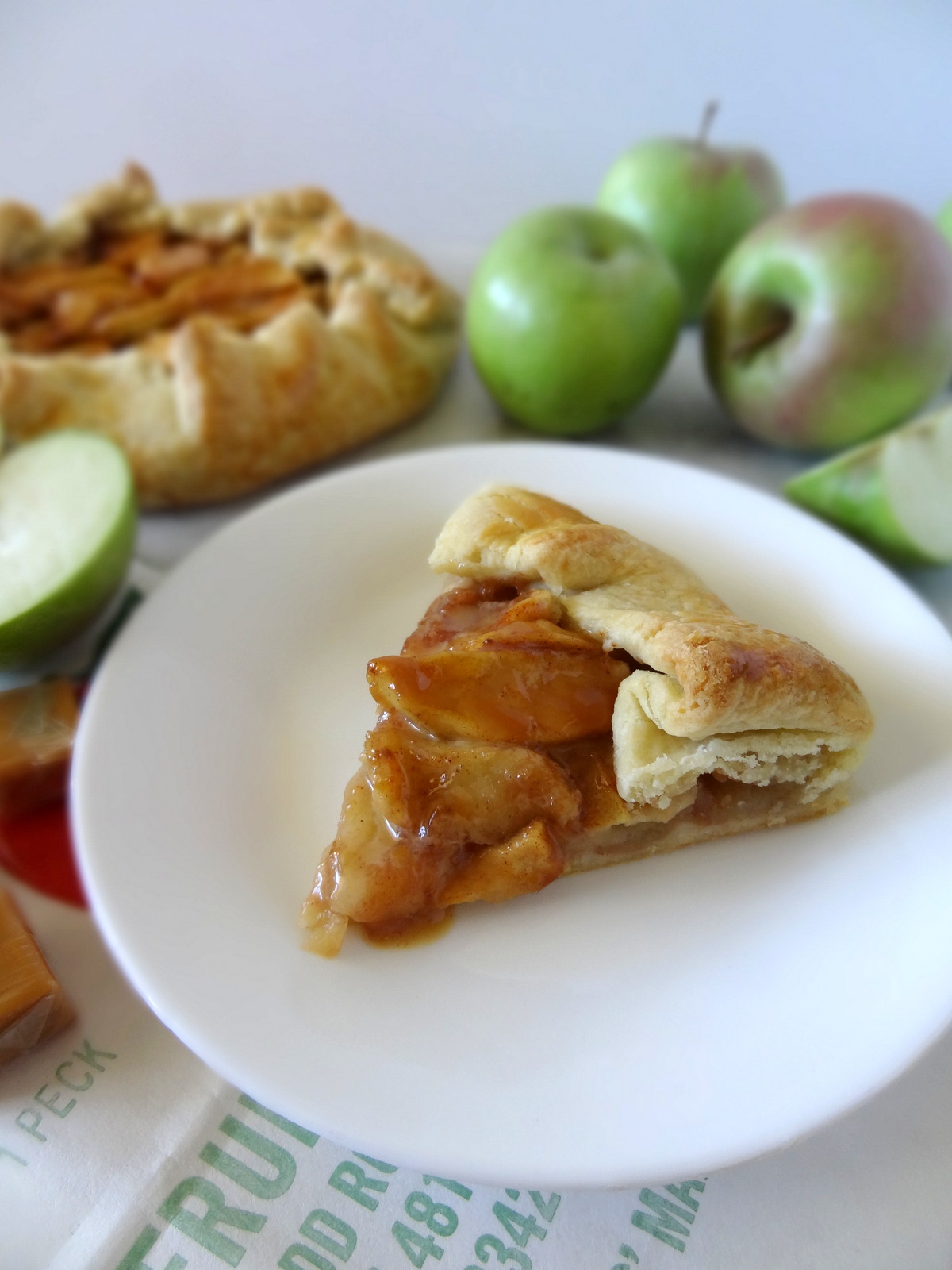 caramel apple galette