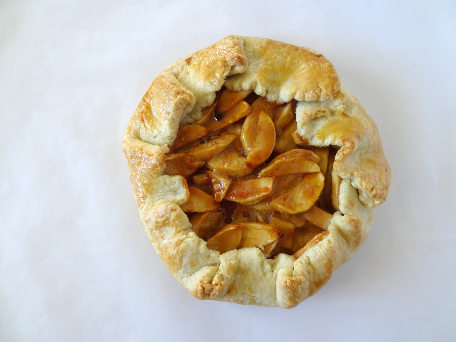 caramel apple galette