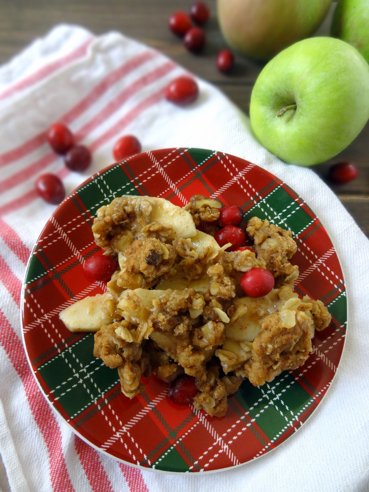 cranberry apple crisp