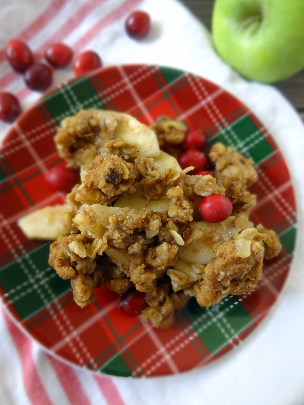 cranberry apple crisp