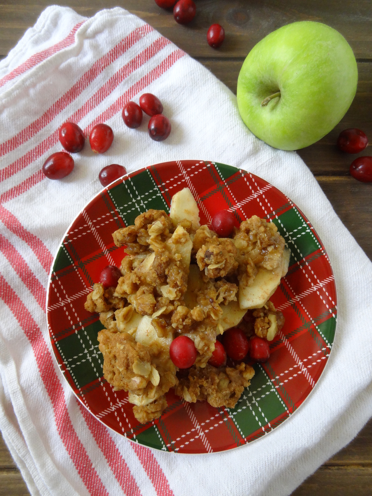 cranberry apple crisp