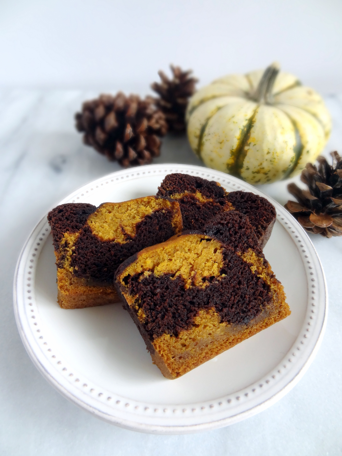 chocolate pumpkin swirl bread