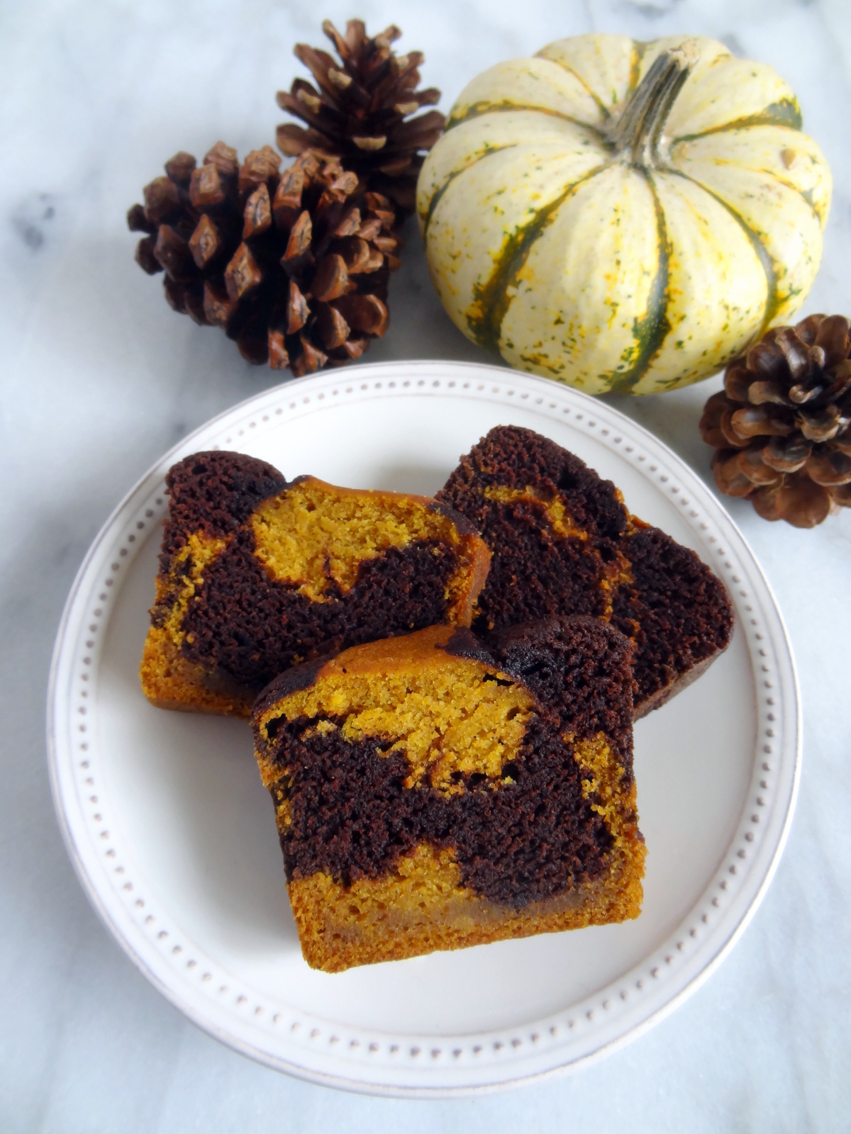 chocolate pumpkin swirl bread