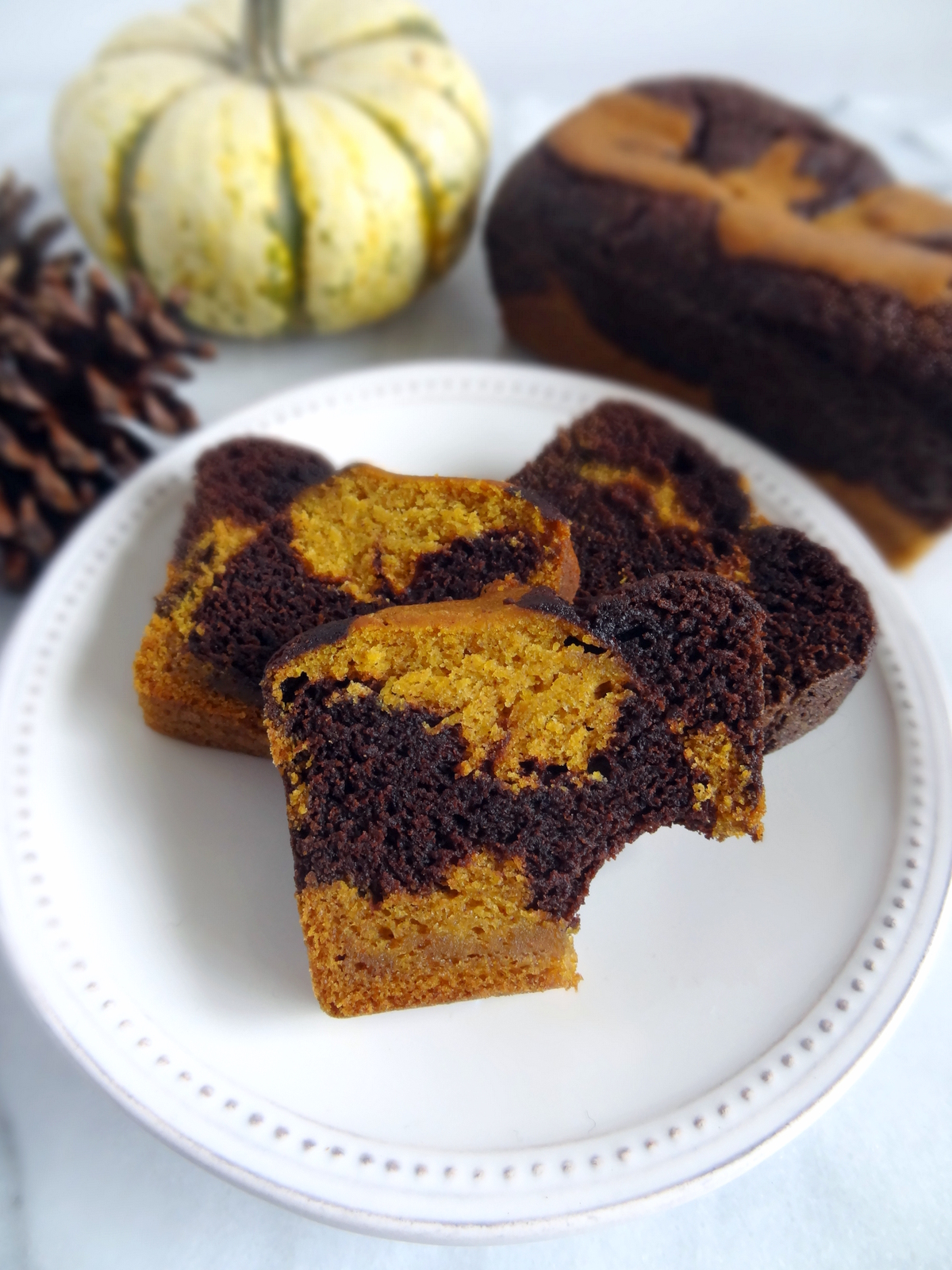 chocolate pumpkin swirl bread