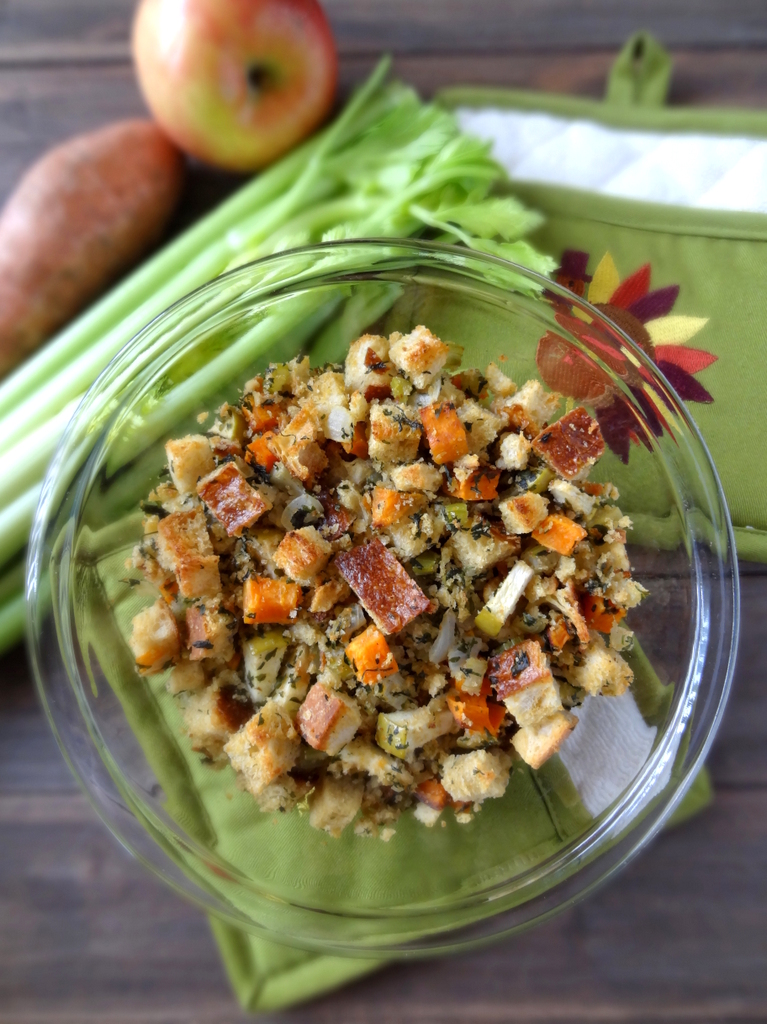 sweet potato and apple stuffing