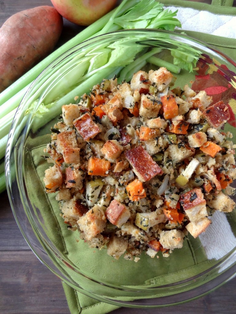 sweet potato and apple stuffing