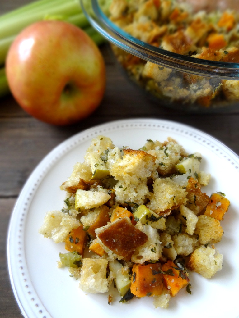 sweet potato and apple stuffing