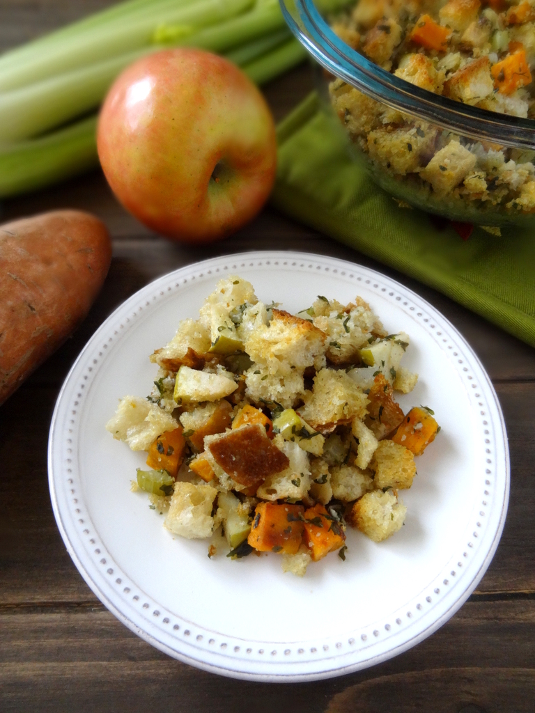 sweet potato and apple stuffing