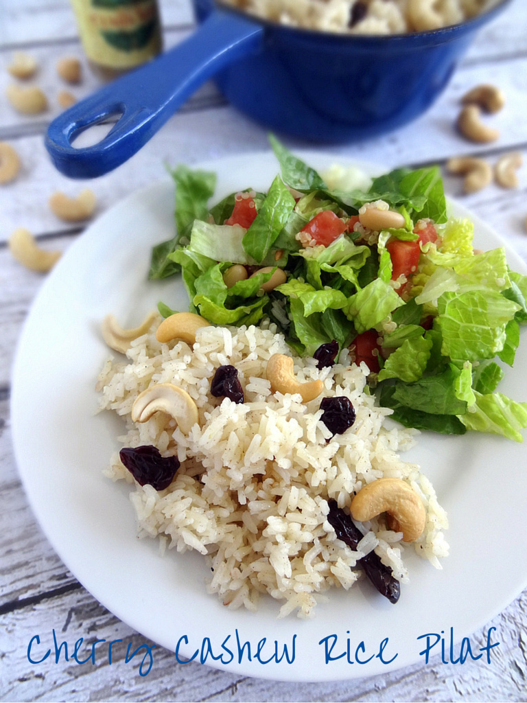 cherry cashew rice pilaf