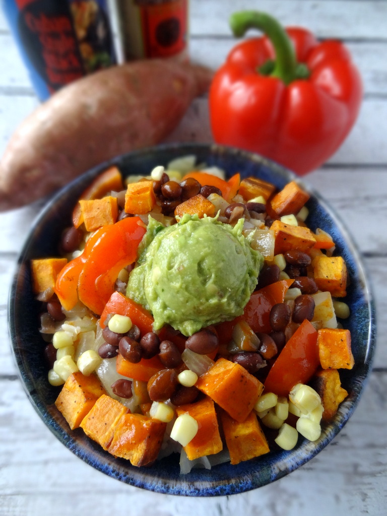 sweet potato enchilada bowls