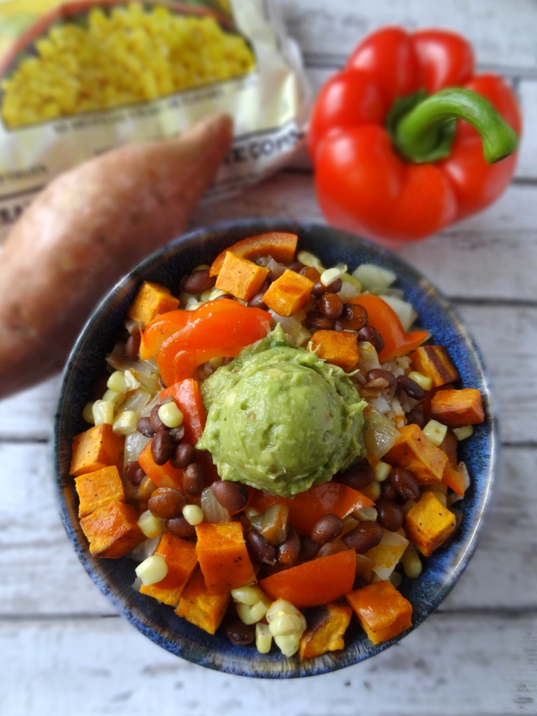 sweet potato enchilada bowls