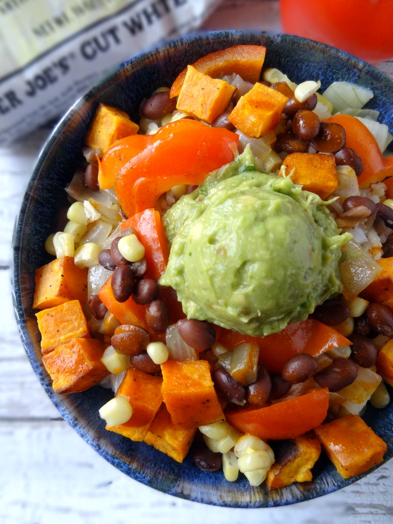 sweet potato enchilada bowls