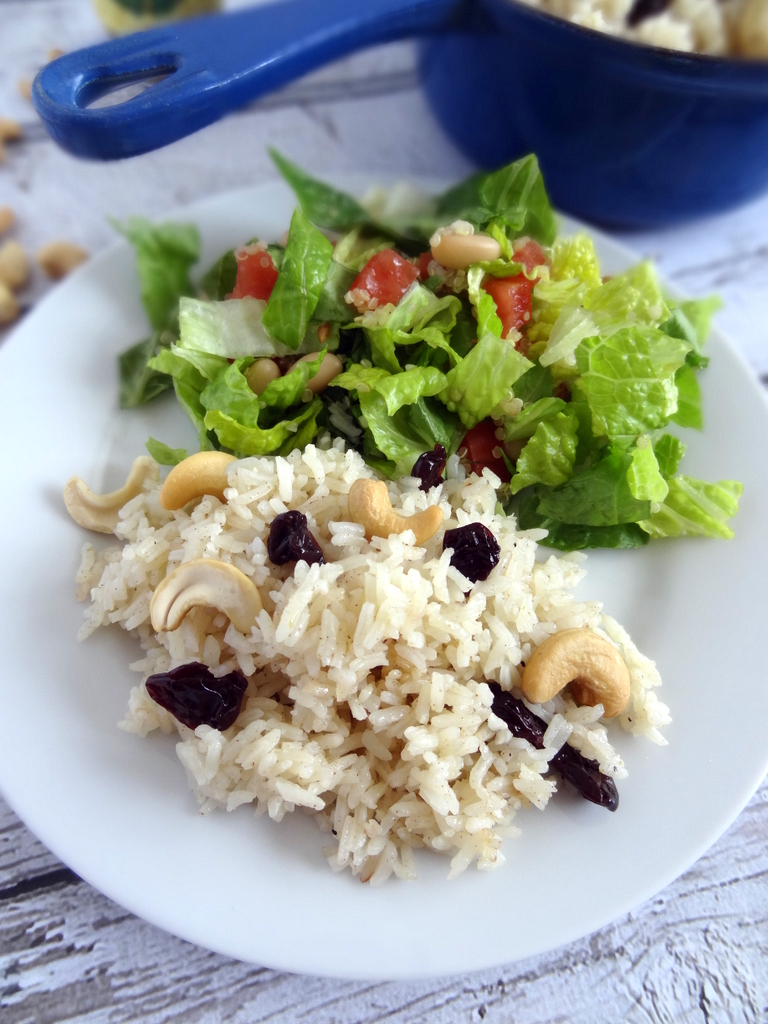 cashew cherry rice pilaf