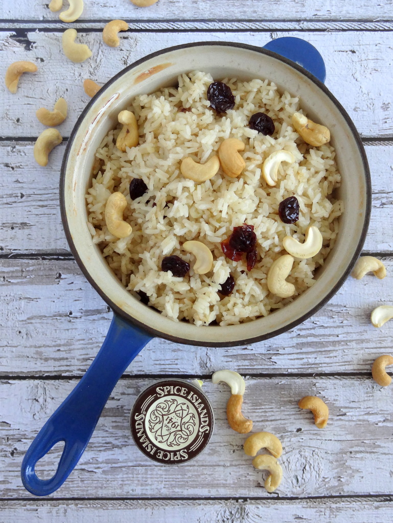 cashew cherry rice pilaf