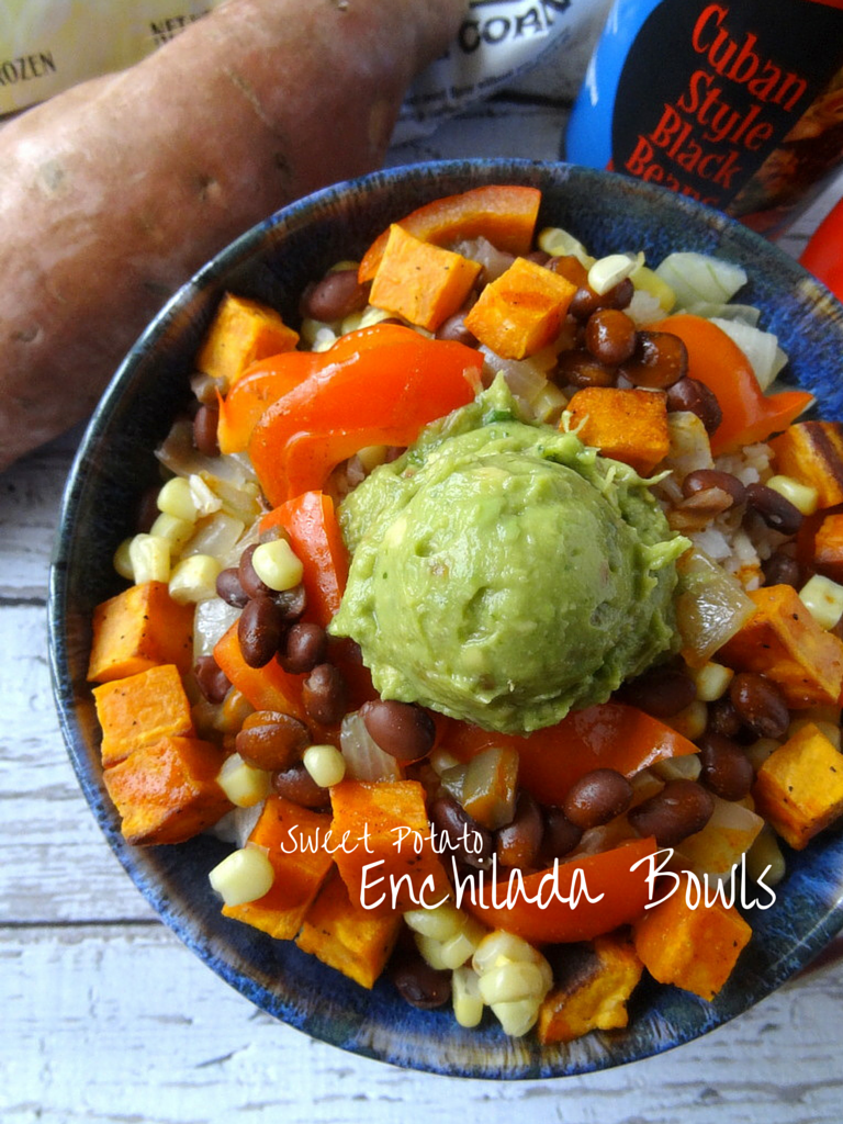 sweet potato enchilada bowls