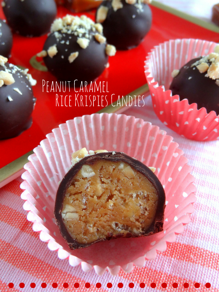 peanut caramel rice krispies candies