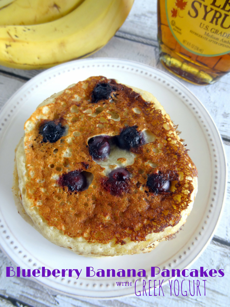 blueberry banana pancakes