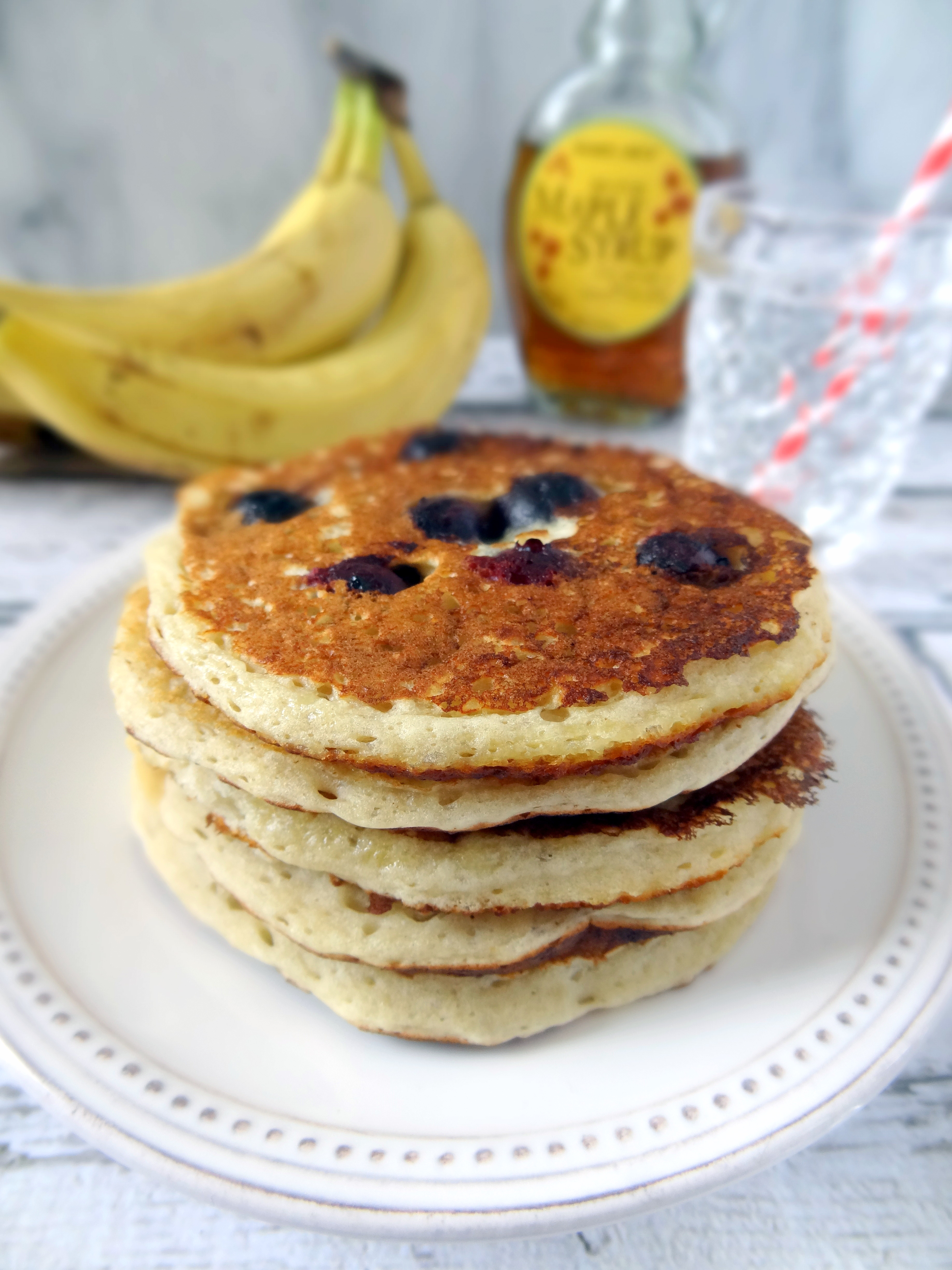 blueberry banana pancakes