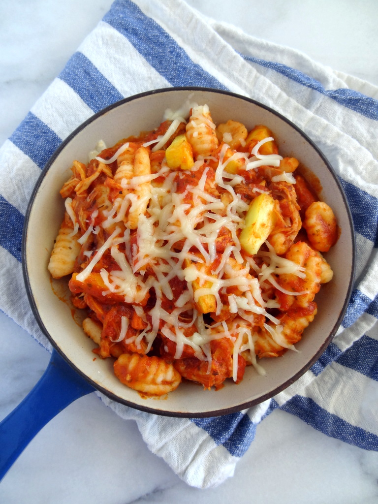 Hawaiian pizza gnocchi