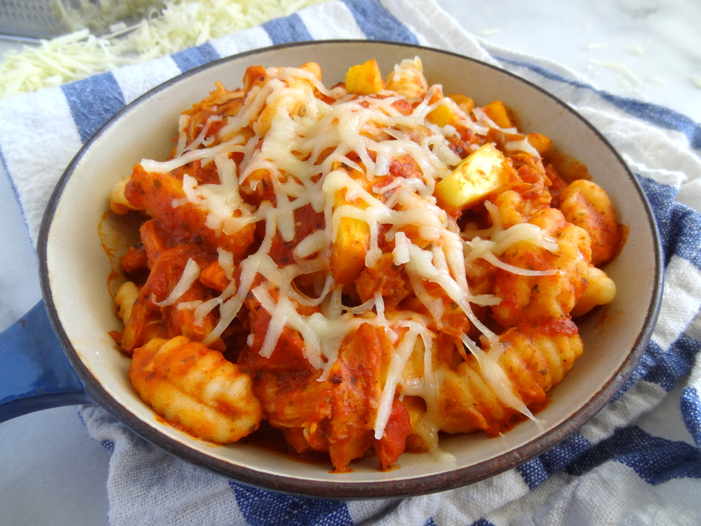 Hawaiian pizza gnocchi